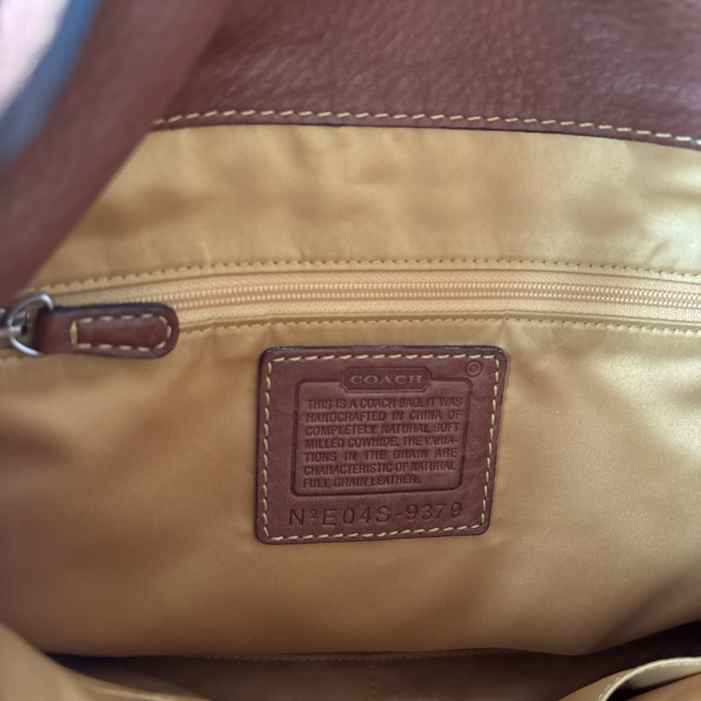 Rare Vintage Coach Chelsea Leather Hobo Handbag Vtg 2004 Y2K - Picture 4 of 13